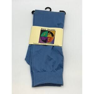 FOOT TRAFFIC Women's French Blue Knit Crew Socks SZ OS